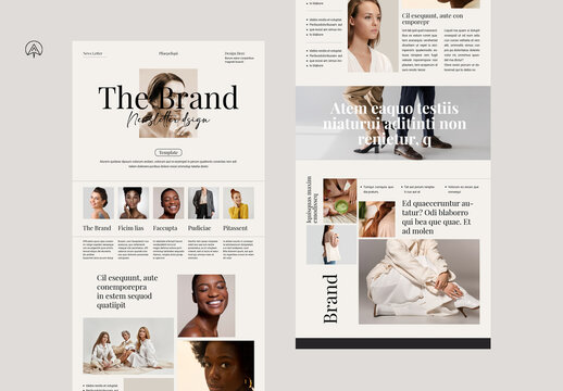 Brand News Letter Template