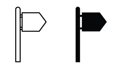 Directional Signpost Vector Illustrations © SHAHRIYAR RASEL