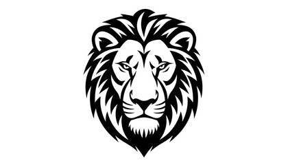 Strong Lion Face Vector