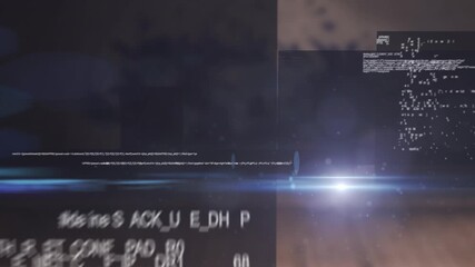 Animation of data processing over smartphone - Powered by Adobe