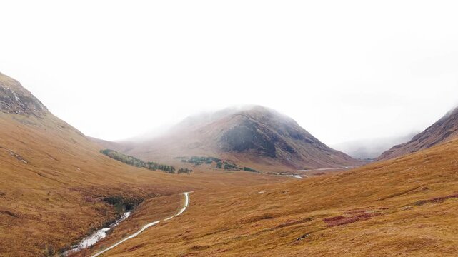 Epic Aerial Drone Footage of the Mountains of Glencoe, Scotland
