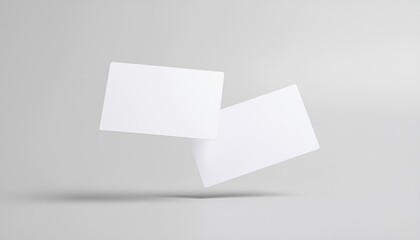 Floating Business Cards.