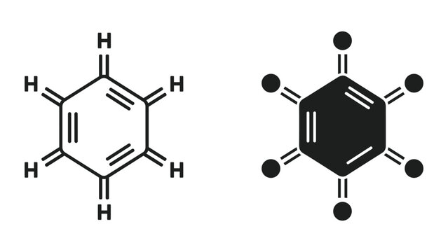 Benzene Molecular Structure Illustration