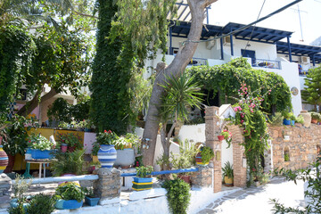 Villa de Lagada - &Icirc;le d'Amorgos - Gr&egrave;ce - Les Cyclades
