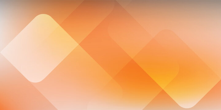 Vibrant Orange Gradient Geometric Background With Soft Diamond Shapes For Modern Design
