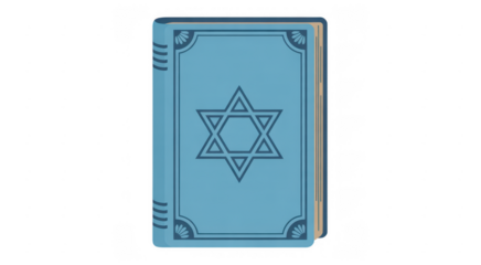 Blue Star of David tarot cards blue tarot cards isolated on a transparent background