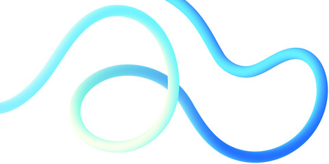 Rainbow Gradient Chain Pattern with Curved Color Lines and 3D Effect Vector Design.