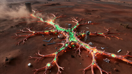 Martian Biofuel Network - Infrared Spectrum