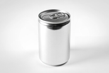 an unopened aluminum can