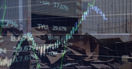 Animation of data processing over rubbish dump - Powered by Adobe