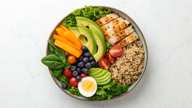 balanced meal plate