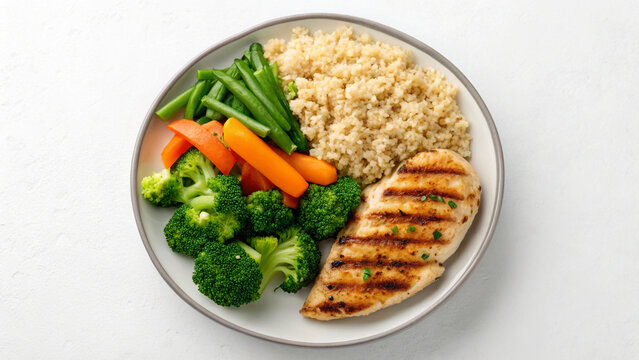 balanced meal plate