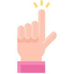 Obraz premium Raised Finger