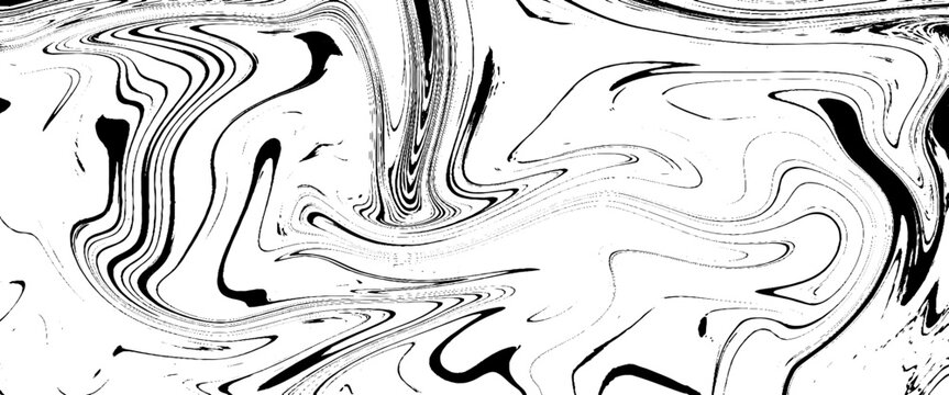 Abstract Grunge Liquid Black Vector Texture Featuring Fluid Ink Splashes, Organic Flowing Shapes, and Distressed Artistic Effects on White Background.