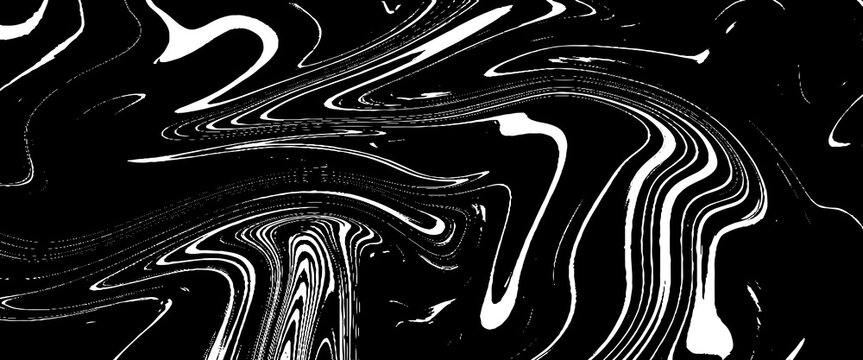 Abstract Grunge Liquid Black Vector Texture Featuring Fluid Ink Splashes, Organic Flowing Shapes, and Distressed Artistic Effects on White Background.