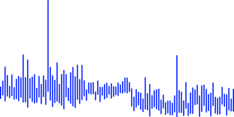 abstract graphic representation of a waveform  audio sound wave
