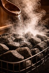 water poured onto her stones 