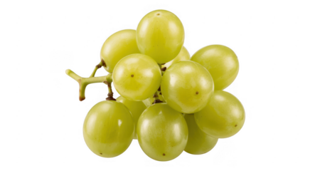 Bunch of green grapes bunch of grapes isolated on a transparent background