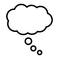 Thought bubble icon