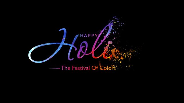 Happy Holi The Festival Of Colors Vibrant Celebration.