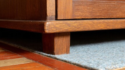 Walnut-hued wooden table leg cast poetic shadows, echoing memories of Hygge evenings and Dia del Carpintero craftsmanship