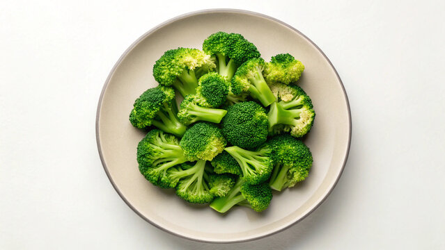steamed broccoli plate 