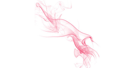 Mystical pink magenta smoke wisps gracefully flowing abstract digital art graphic design on dark...