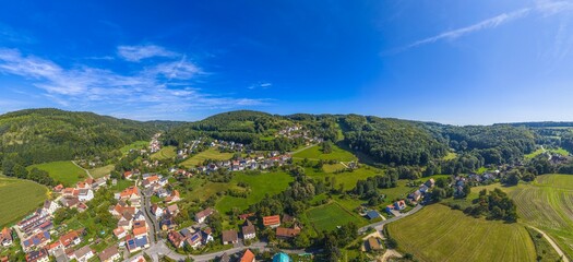 Spätsommer im Nürnberger Land in Mittelfranken rund um Osternohe in der Frankenalb