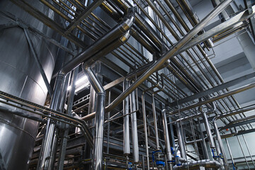 Fototapeta premium A plant for deep processing of corn grains.