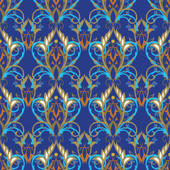 seamless damask pattern
