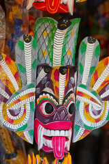 Fototapeta premium Colorful Raksha Masks