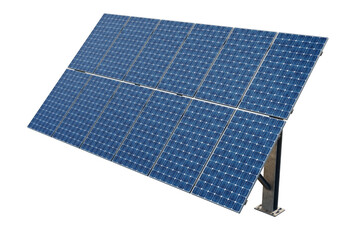 solar panel isolated on white background