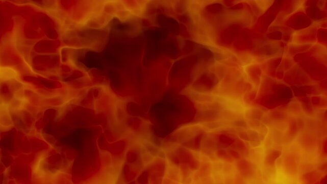 Fiery explosion frame background, looped animation