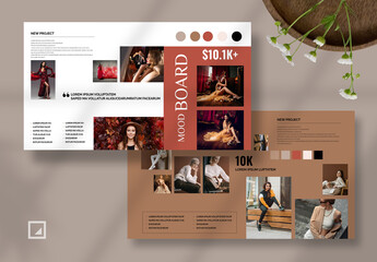 Modern Mood Board Layout