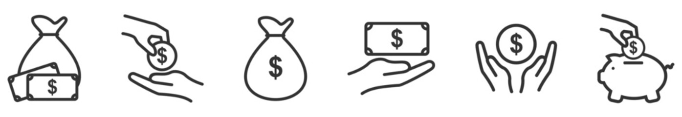 Business and finance icon set...