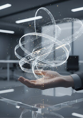 Cinematic AI Energy Interface for Enterprise Innovation