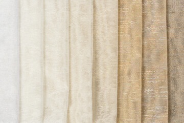 multi colored fabric chart