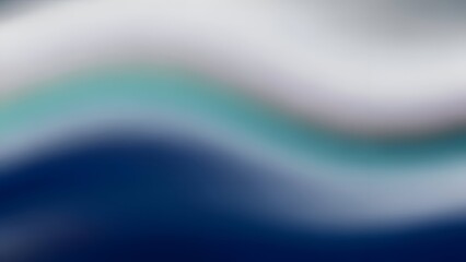 Abstract Blurred Wave Design with Dark Blue Teal and White Gradient Background for Graphic Design Projects and Creative Applications
