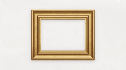 Golden picture frame