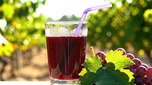 Refreshing Grape Juice - A Healthy and Delicious Drink for Any Occasion.