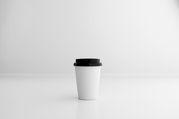 coffee cup on the white back ground 