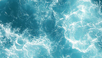 Obraz premium Stunning and Serene Deep Blue Ocean Surface Texture for Marine Adventure and Travel Experience