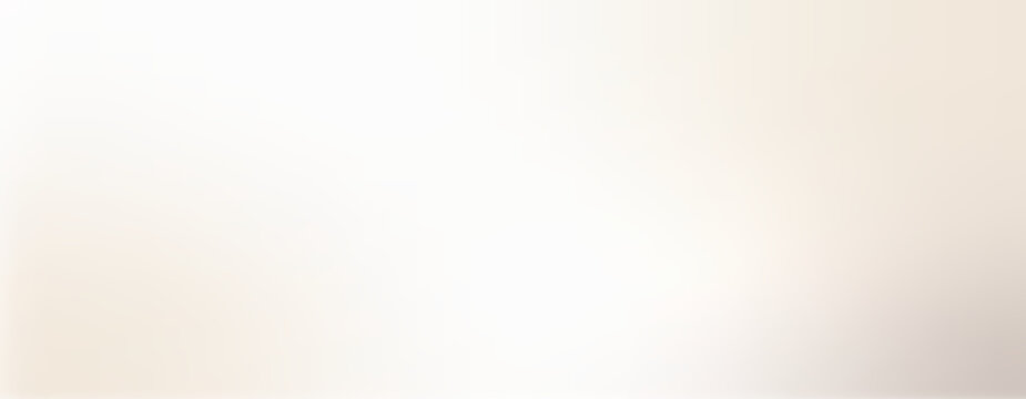 Neutral beige gradient background. Light brown ombre template. Vector backdrop with soft blur clean effect. Soft pearl cream wallpaper. Subtle pale abstract graphic gradation design.