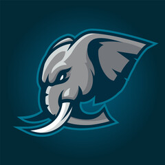 Wild Elephant Esports Team Logo Design © Ilhustrator