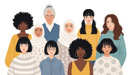 Vector Artwork Honoring Women&rsquo;s Identity and Cultural Expression