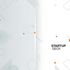 Startup design concept with map and dots