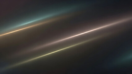 Vibrant multicolored light streaks on a dark background with glowing effect