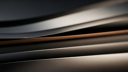 Blurred abstract background with gradient colors and light reflections on metallic surface