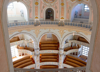 Emporen in der Kuppel der Dresdener Frauenkirche