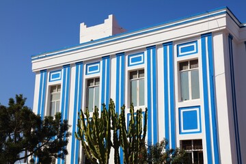 City hall of Sidi Ifni, Morocco. The town is the capital of Sidi Ifni Province.